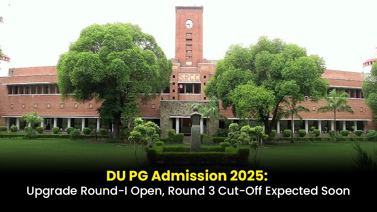 DU PG Admission 2025 Upgrade Round-I Open.webp